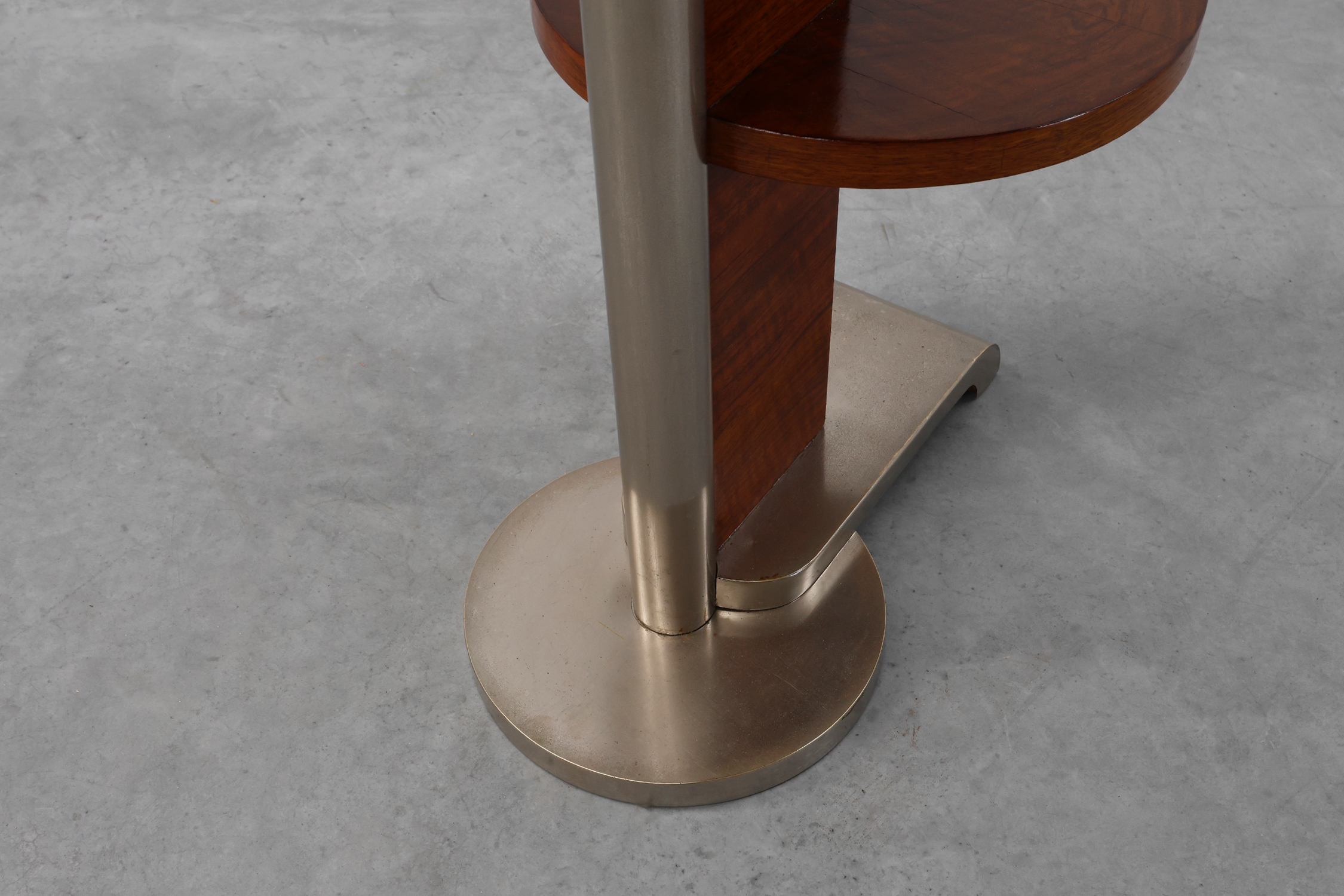 Art Deco Two-tiered modernist Side Table, France ca. 1925thumbnail